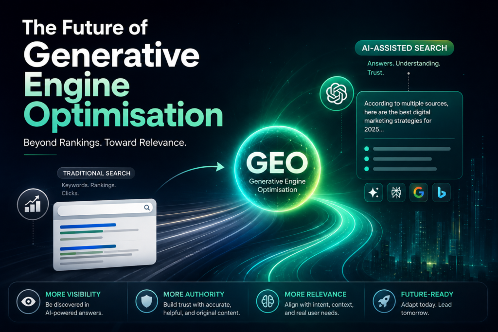 Generative Engine Optimization (GEO): The blueprint for dominating AI search visibility Generative Engine Optimisation